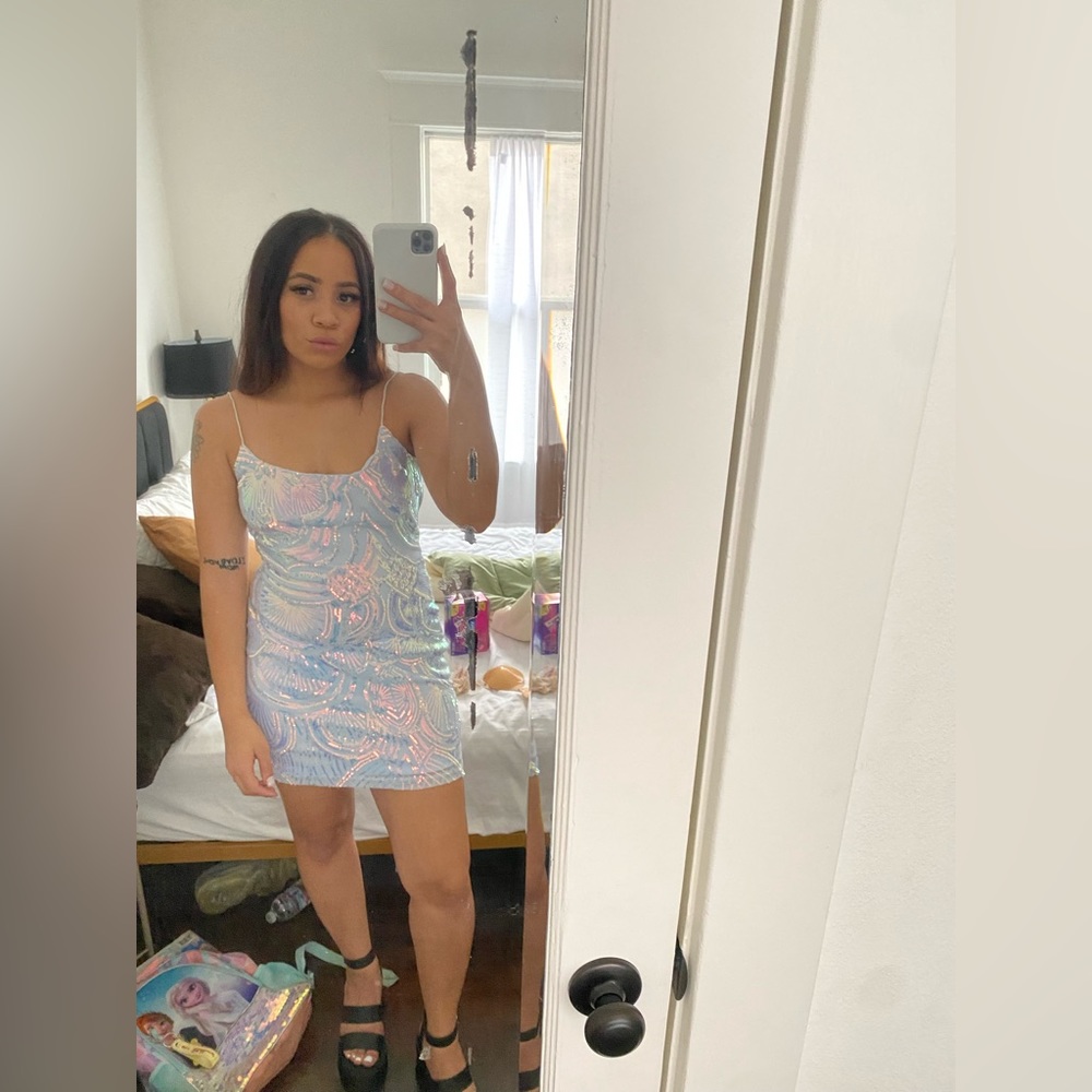 Sequin Mini Dress